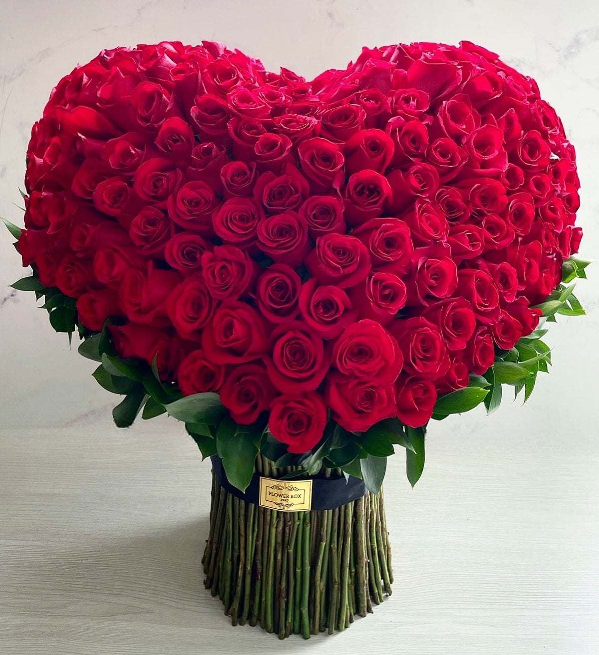 Mega Corazón 200 rosas