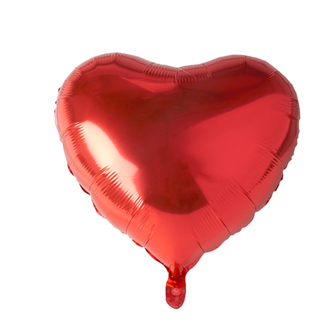 Globo Corazón Rojo