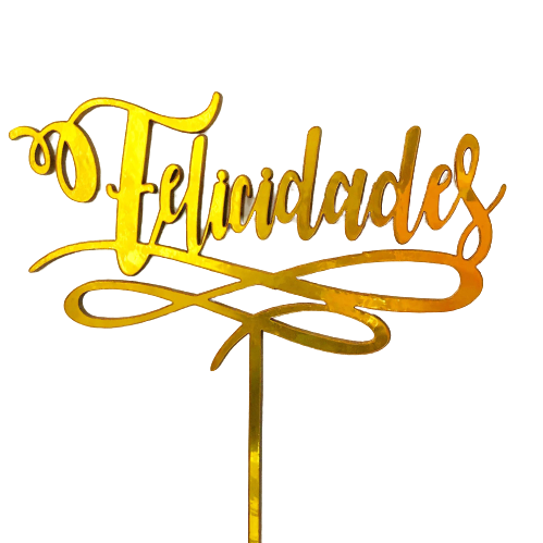 Topper "Felicidades"