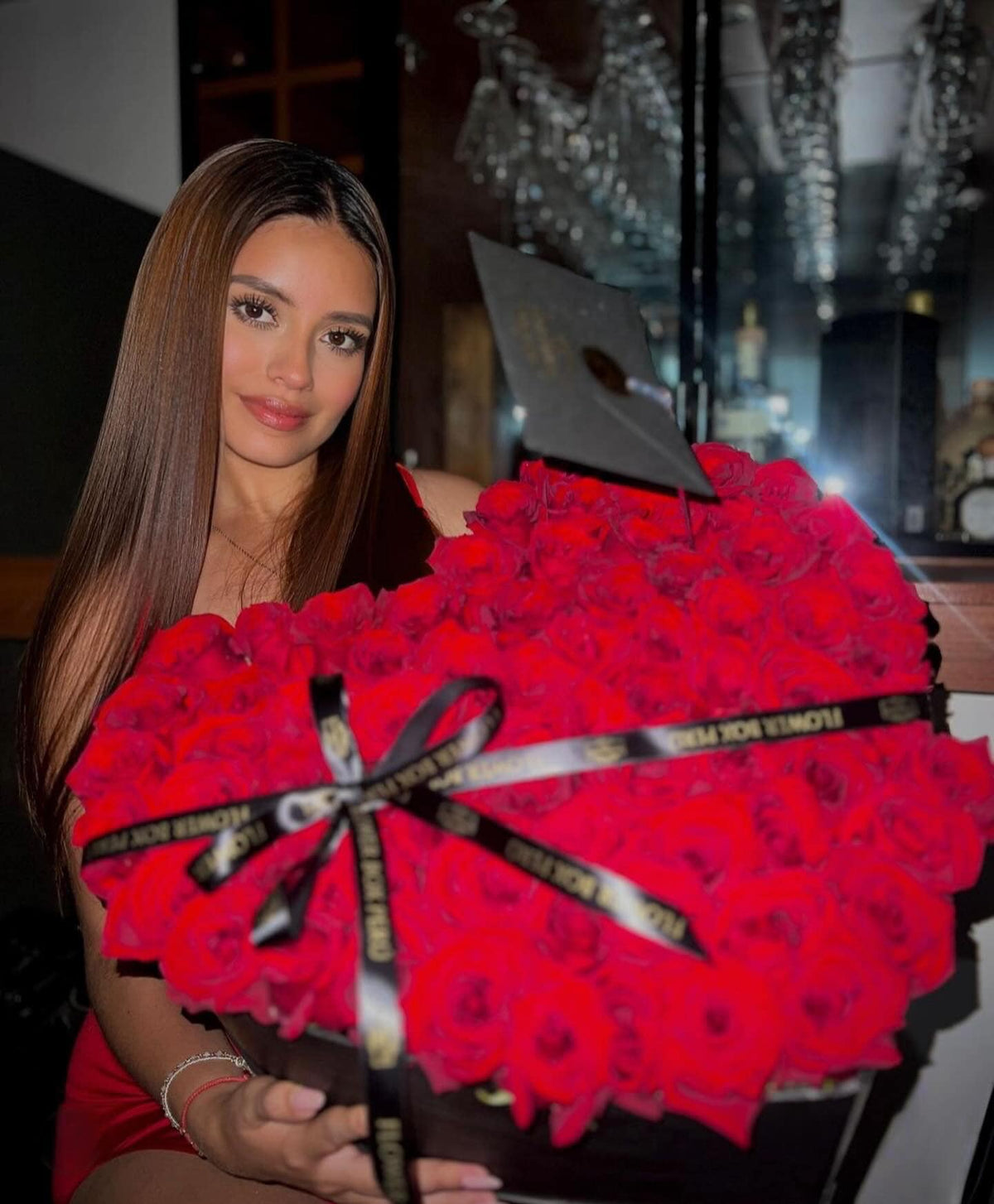 Heart Box Extra Grande Rosas Rojas