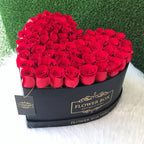 Heart Box Extra Grande Rosas Rojas