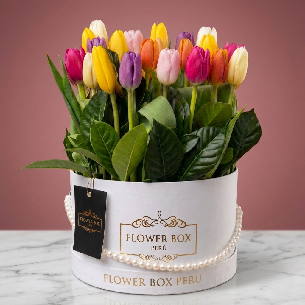 Tulips Box Extragrande