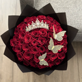 Mega Ramo Sophie 50 Rosas Rojas