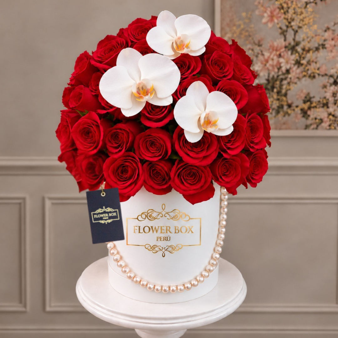 Deluxe Box 50 Rosas