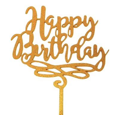 Topper "Happy Birthday"