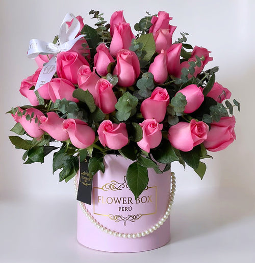 Deluxe Box XL Rosas Rosadas
