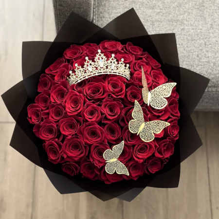 Mega Ramo Sophie 50 Rosas Rojas
