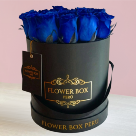 Classic Box rosas azules